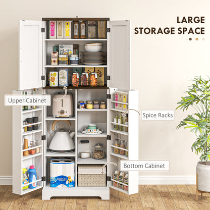Armoire de cuisine haute avec clayettes ajustables