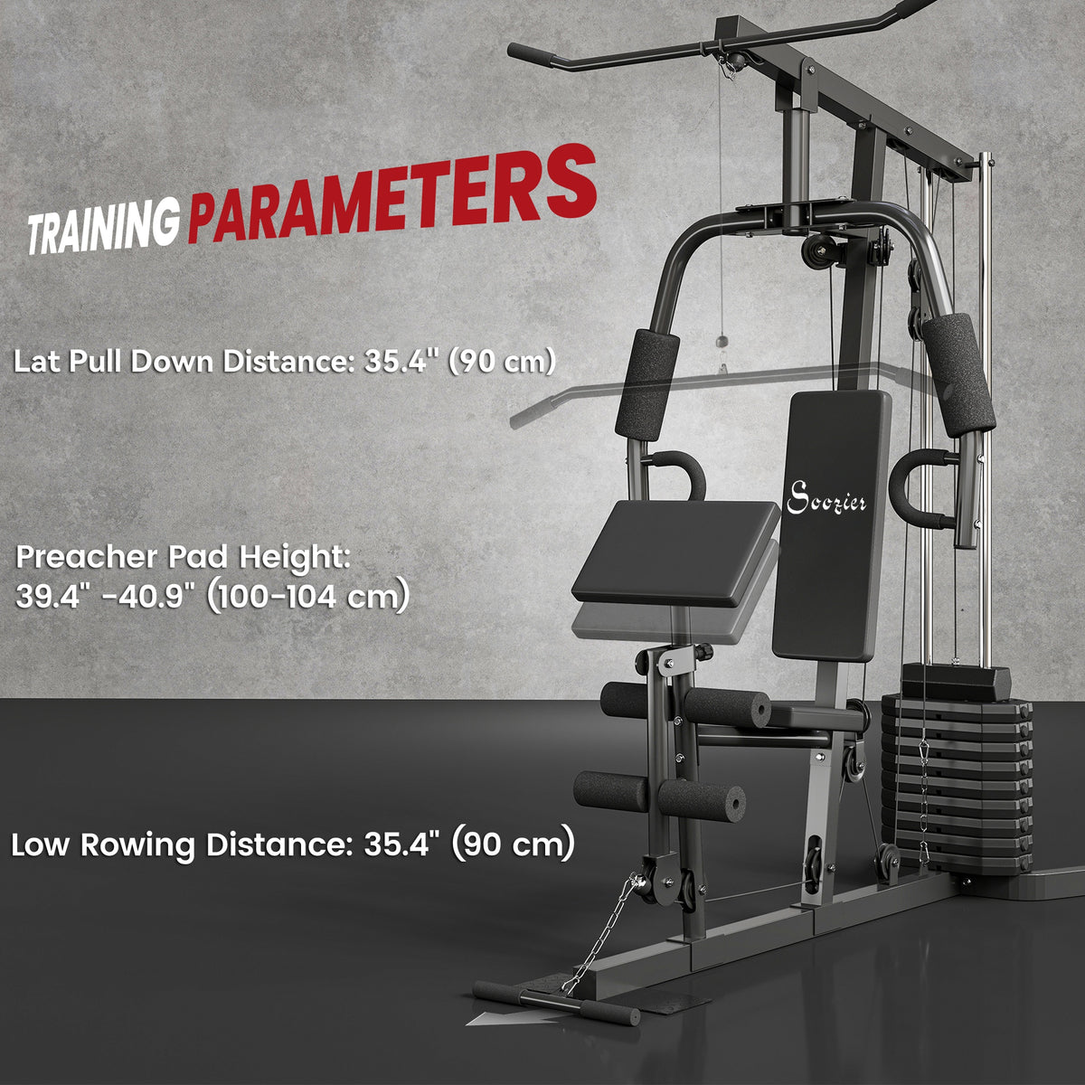 Station de musculation multi-exercices