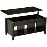 Table basse relevable moderne avec rangement caché