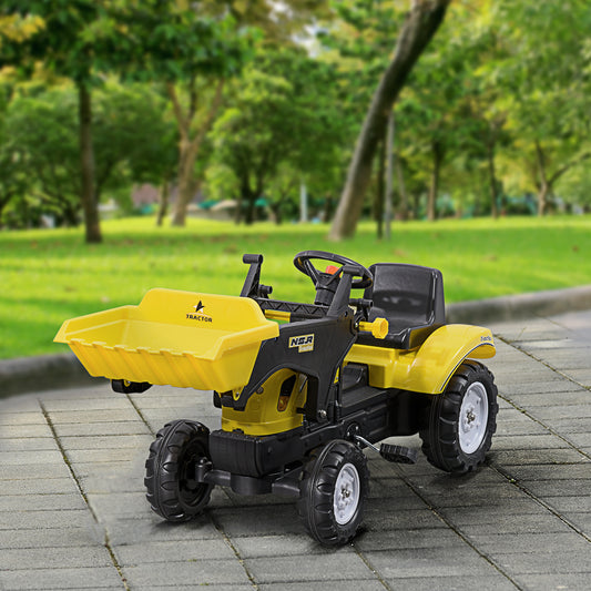 Tracteur à pédales pour enfants avec chargeur frontal