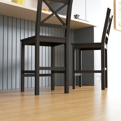Tabourets de comptoir ensemble de 2 style fermier