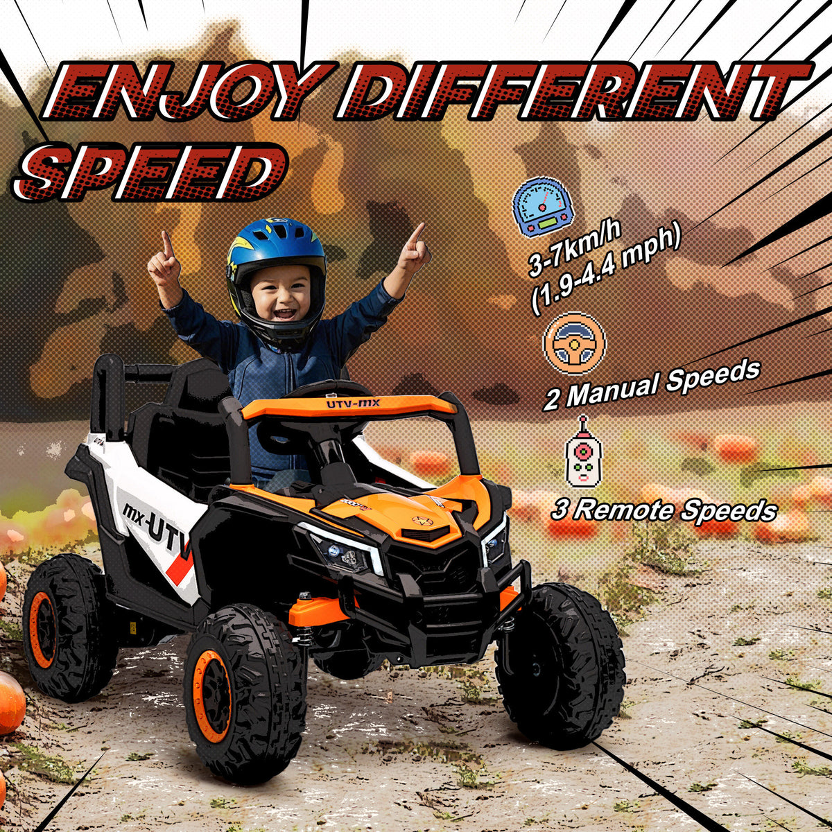 Voiture électrique pour enfants 12V avec télécommande
