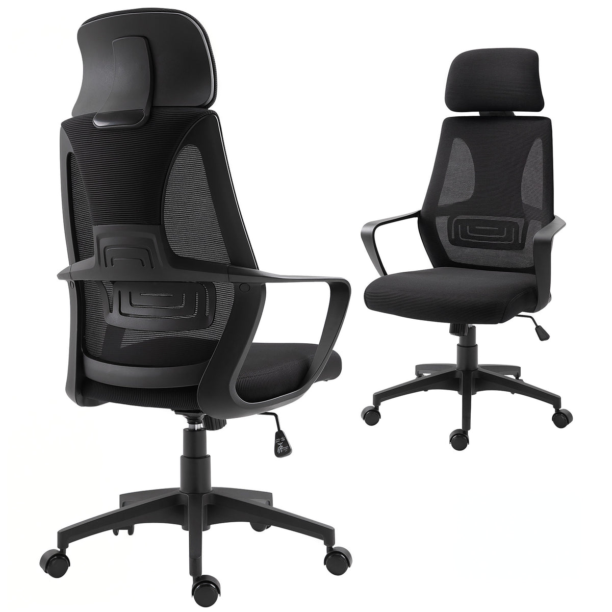Chaise de bureau ergonomique appui-tête ajustable