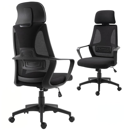 Chaise de bureau ergonomique appui-tête ajustable