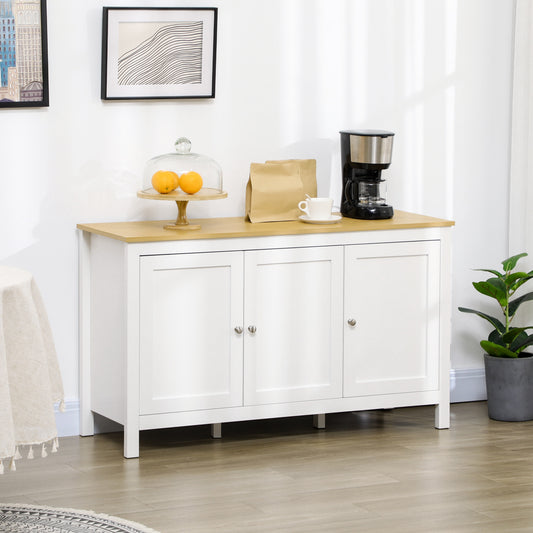 Buffet de salon avec portes et étagères réglables