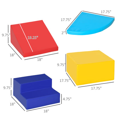 Ensemble de blocs de jeu en mousse pour tout-petits — Lot de 4