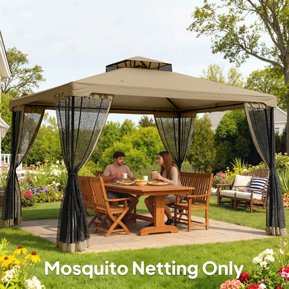 Moustiquaire de remplacement pour gazebo 10' x 13'