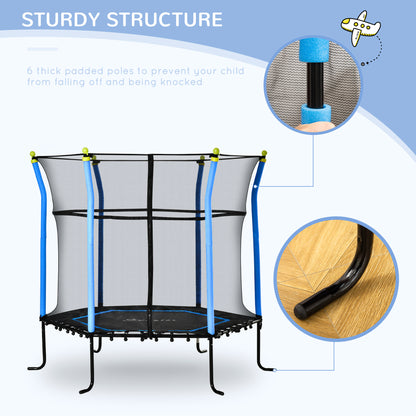 Trampoline intérieur pour enfants avec filet de sécurité
