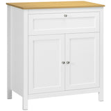 Buffet de rangement avec tiroir et portes ajustables