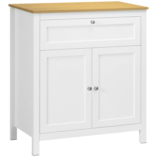 Buffet de rangement avec tiroir et portes ajustables