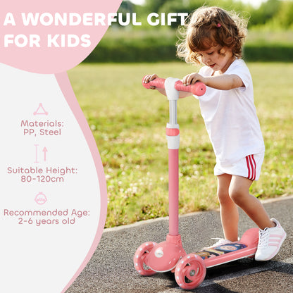 Trottinette à trois roues pour enfants réglable
