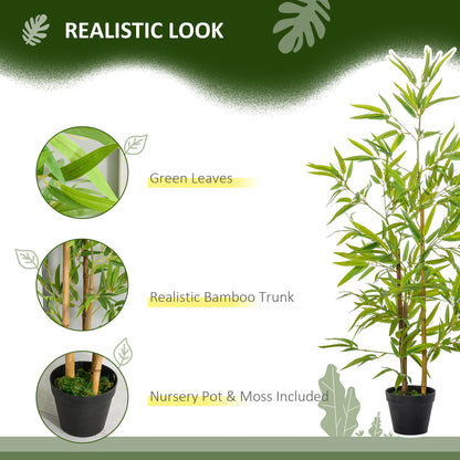Arbre de bambou artificiel 4 pi