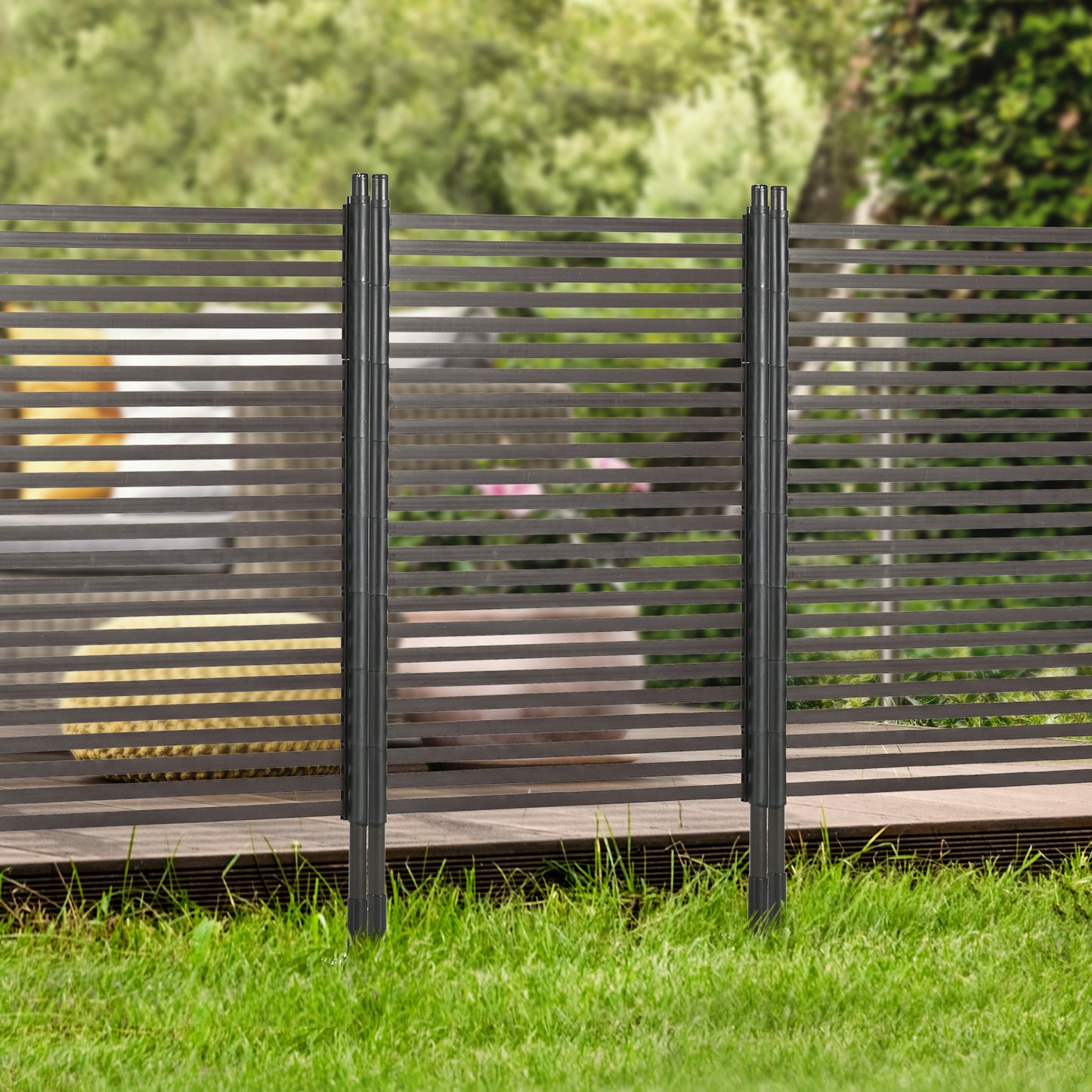 Clôture jardin métal polyvalente 152 cm