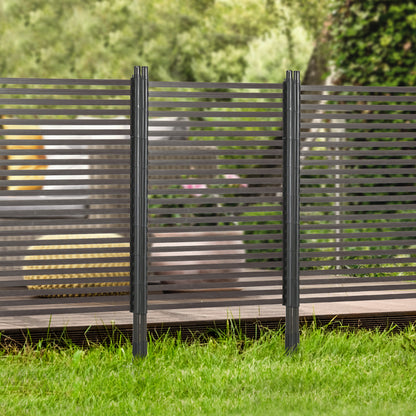 Clôture jardin métal polyvalente 152 cm