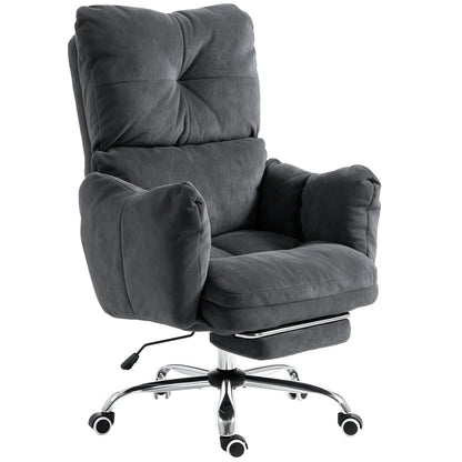 Chaise de bureau ergonomique inclinable avec repose-pieds