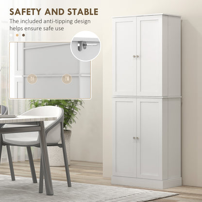 Armoire de cuisine 8 tablettes 4 portes