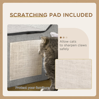 Lit cabane pour chat multi-fonctions