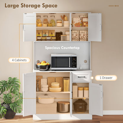 Armoire de cuisine avec station de recharge 180 cm