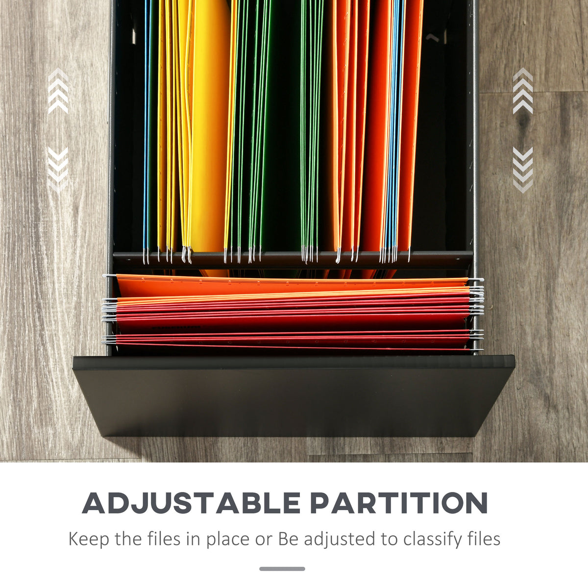 Classeur vertical de bureau verrouillable