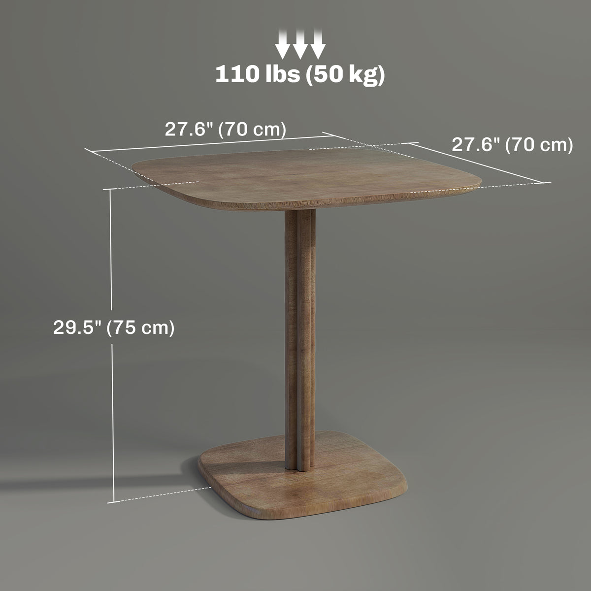 Table à manger moderne en bois