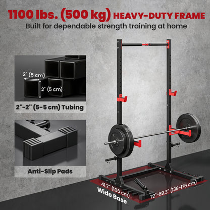 Cage de musculation robuste pour entraînement à domicile