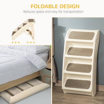 Escalier pour chien pliable à 4 niveaux