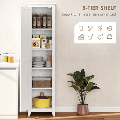 Armoire garde-manger cuisine 5 tablettes porte de grange 170cm
