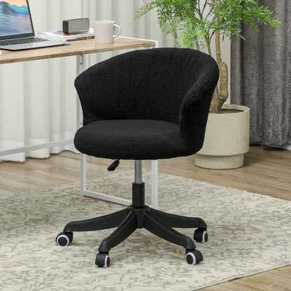 Chaise bureau sans bras hauteur réglable roulettes pivotantes