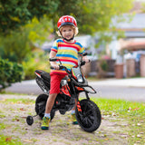 Moto électrique pour enfants 12V avec roulettes