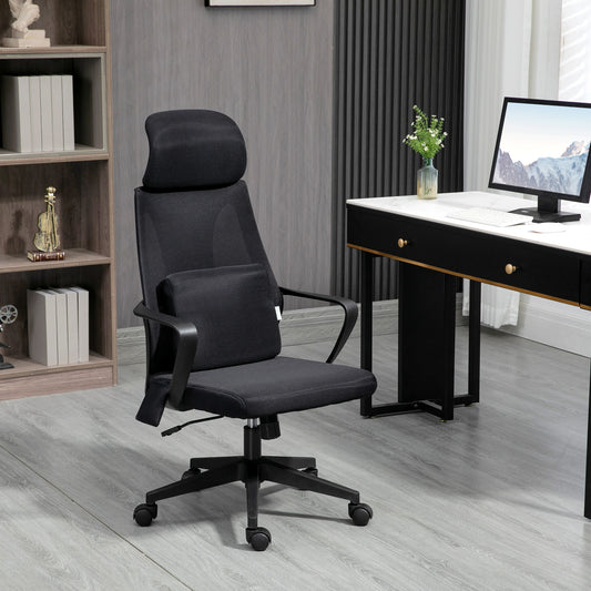 Chaise de bureau ergonomique avec soutien lombaire de massage