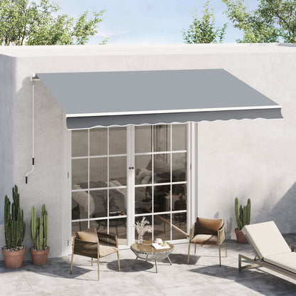 Auvent rétractable patio aluminum réglable