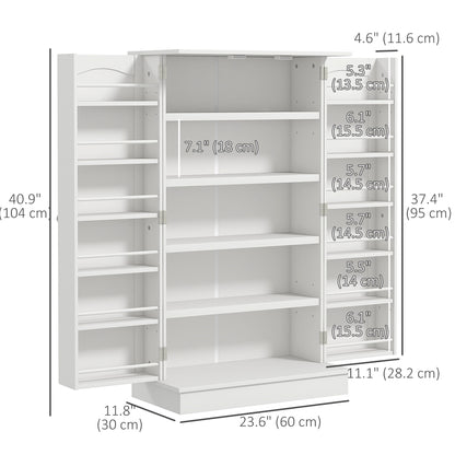Armoire de cuisine 5 tablettes et 12 porte-épices