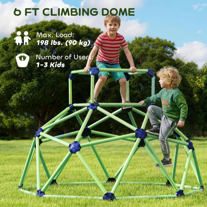 Dôme d'escalade géométrique 183 cm pour enfants