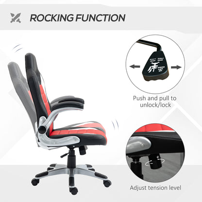 Chaise de bureau ergonomique de style course