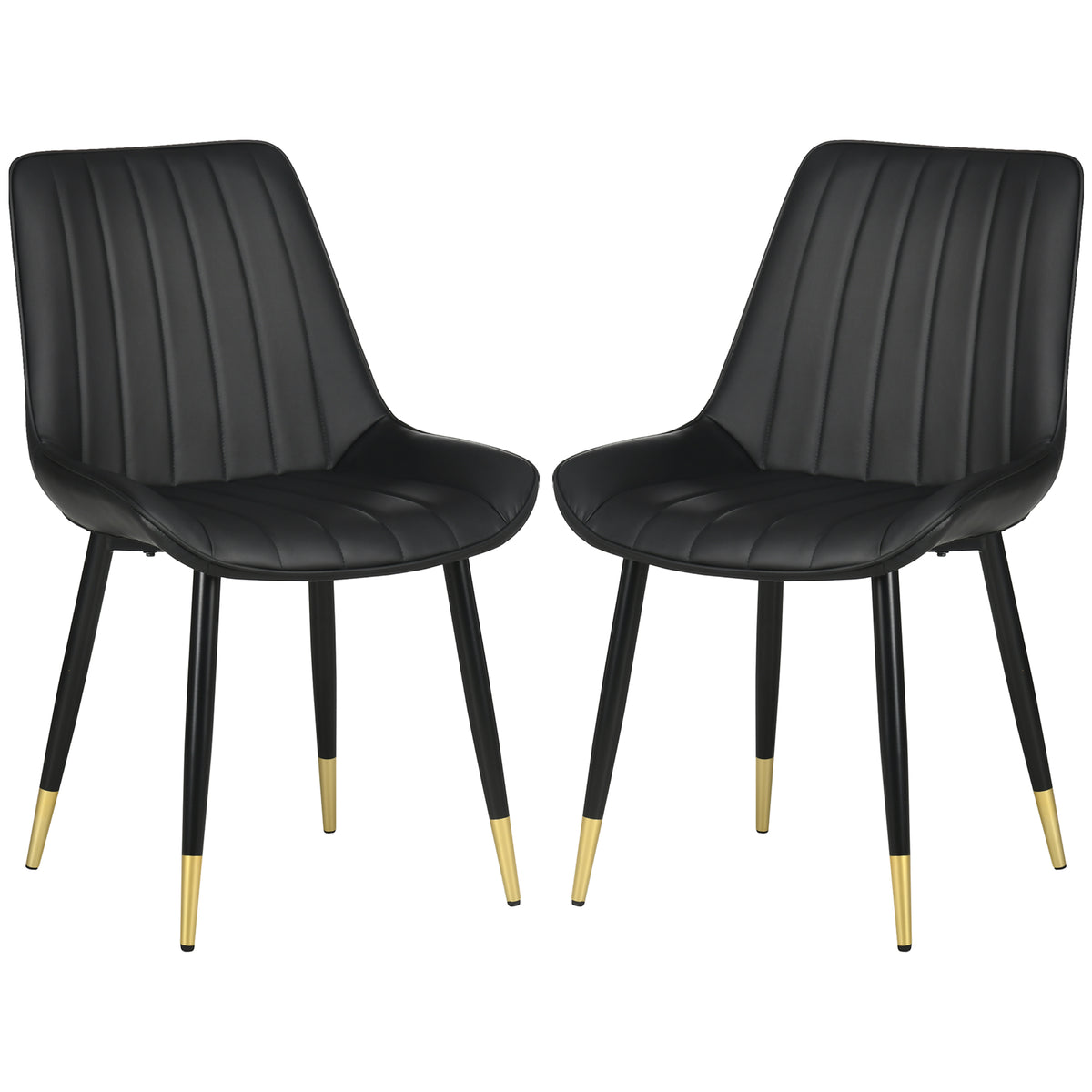 Ensemble de 2 chaises de salle à manger modernes
