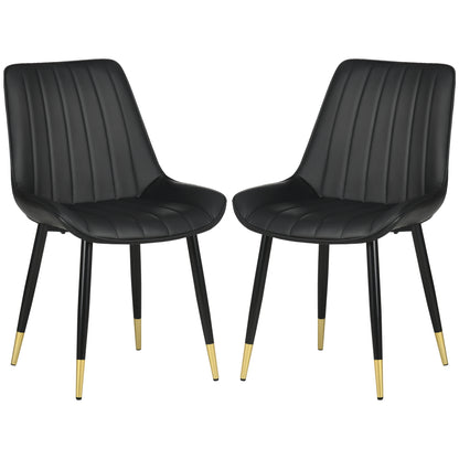 Ensemble de 2 chaises de salle à manger modernes