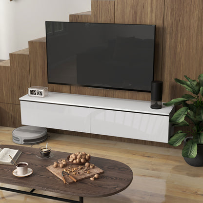 Meuble TV mural suspendu moderne
