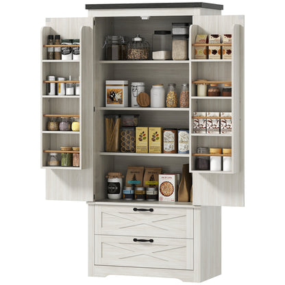 Armoire de cuisine style fermette portes grange