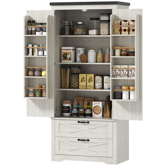 Armoire de cuisine style fermette portes grange
