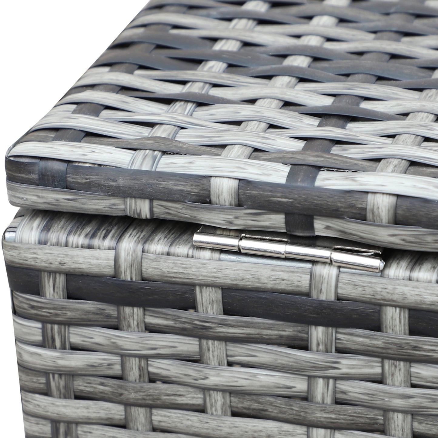 Outsunny 4-Piece Patio Set - Sofas & Tables - Grey Rattan