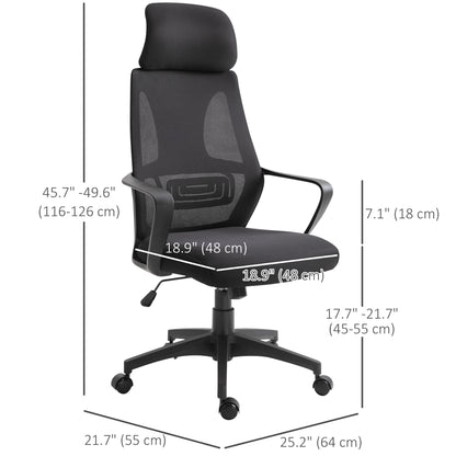 Chaise de bureau ergonomique appui-tête ajustable
