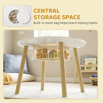 Ensemble table et chaises pour enfants nuage — Lot de 3