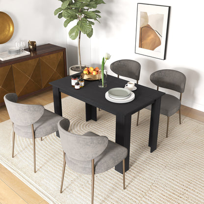 Table à manger 119 cm bois ingénierie 4-6 personnes