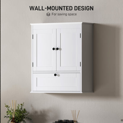Armoire murale salle de bain à tablette ajustable