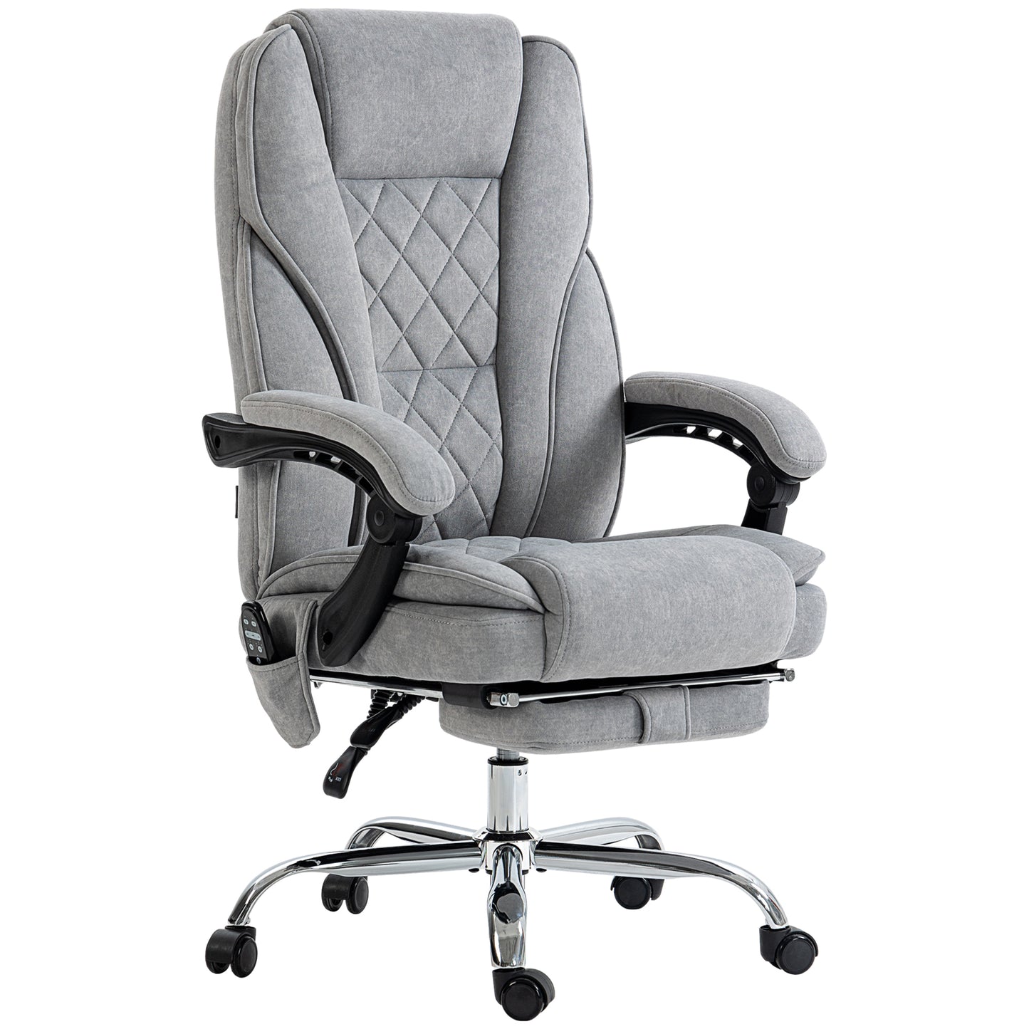 Chaise bureau massage inclinable avec repose-pieds ajustable