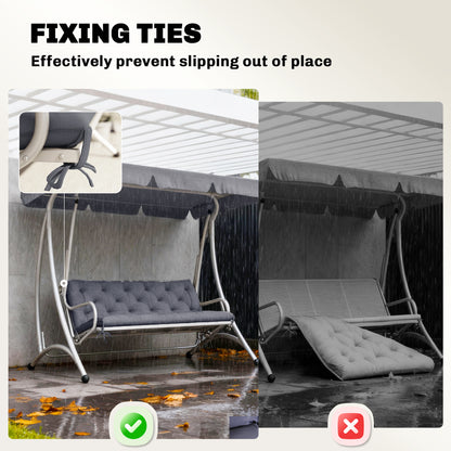 Coussins de remplacement pour banc 3 places extérieur