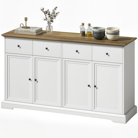 Buffet de cuisine style champêtre 140 cm