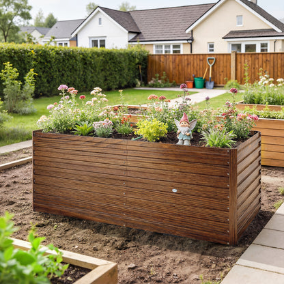 Bac jardinage surélevé galvanisé extra profond 152x91x60cm