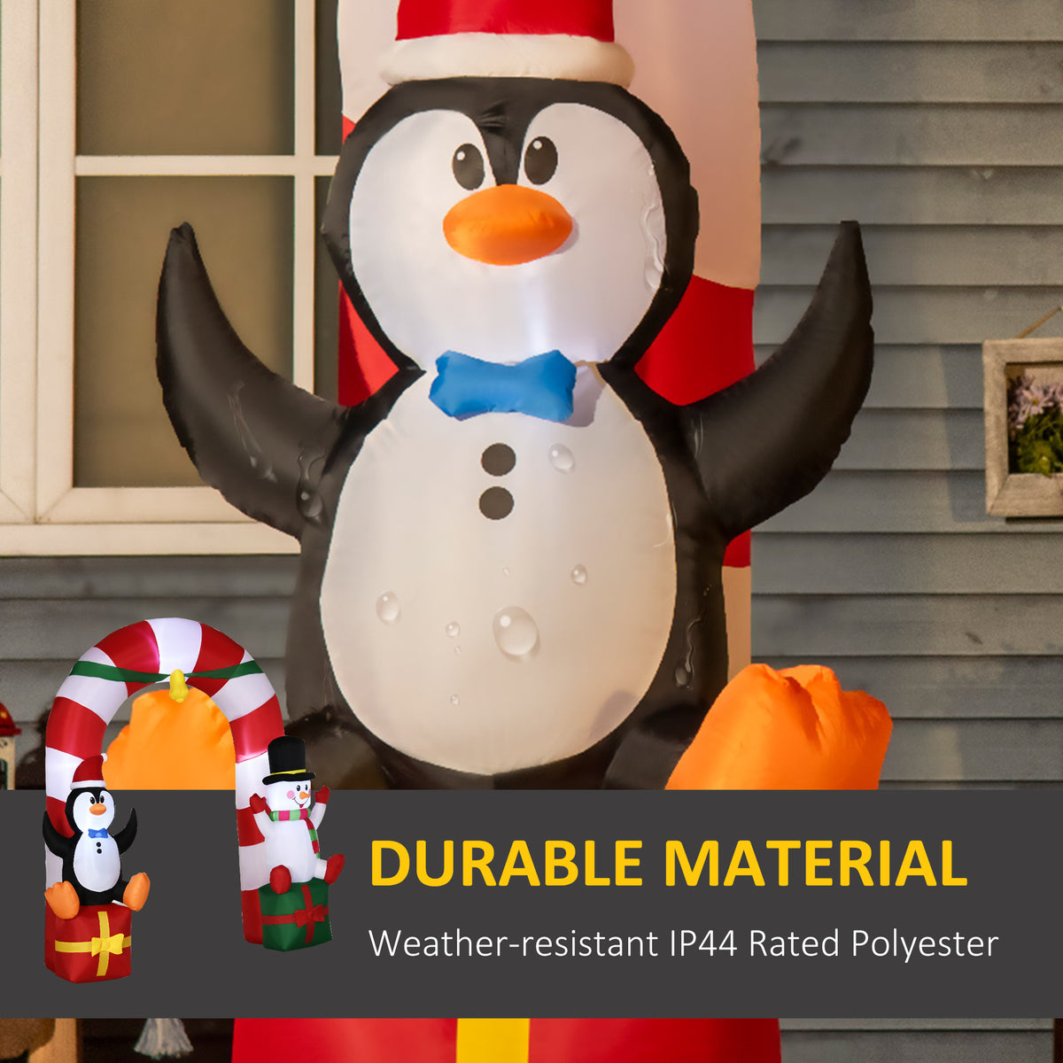 Arche gonflable de Noël de naissance de Jésus 201 cm