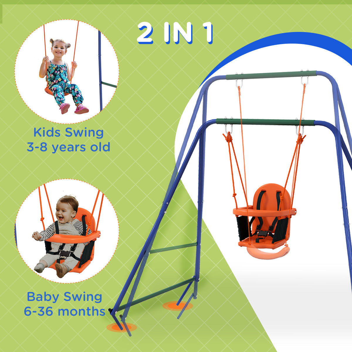 Balançoire pour enfants de plein air